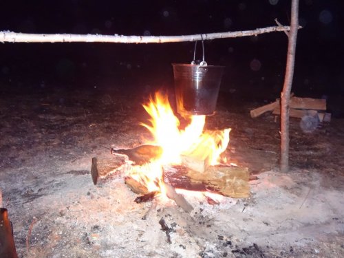 самый кайф костер чай пряники