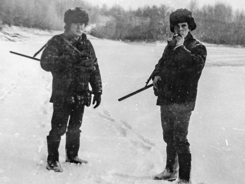 На зайца.