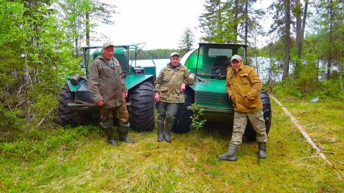 Поездка в лес на неделю на каракате.Рыбалка на самоловки и сети.Дальний кордон.Часть1