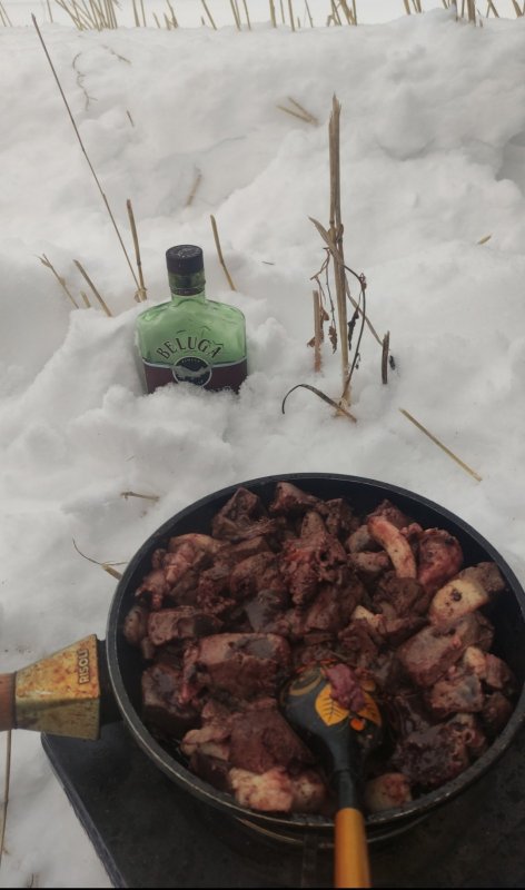 Печеночка свежая, под самогончик