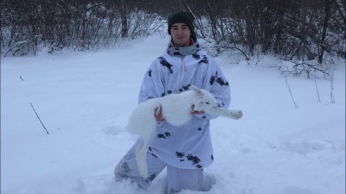 НА ЭТОТ РАЗ ПОПАЛ!ОТЛИЧНЫЙ ДЕНЬ!Охота на зайца!