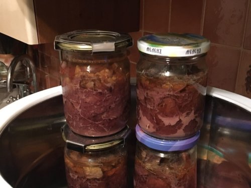 1,5 часа и лосик в банках:)