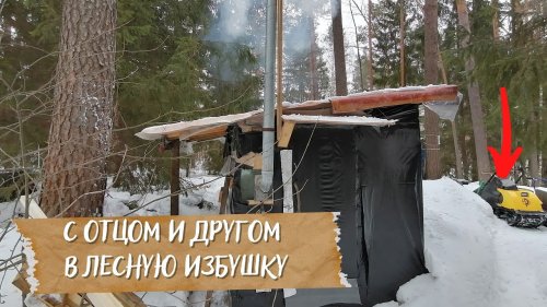 В лес на мотобуксировщиках до своей избушки