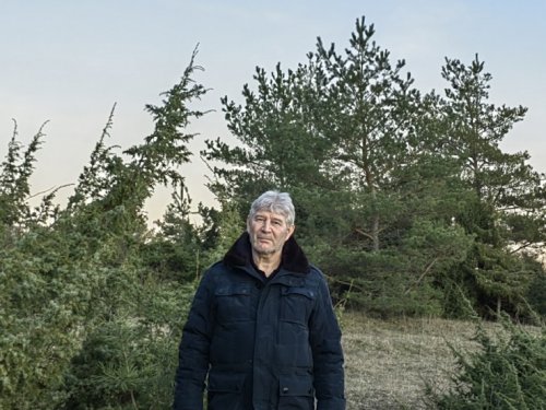 В "погоне" за косулей.