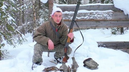 КАК НАЙТИ БОРОВУЮ ДИЧЬ В СИЛЬНЫЙ ВЕТЕР? ОХОТА С РУЖЬЁМ 12 КАЛИБРА. ВЫСТРЕЛЫ ПО РЯБЧИКУ ДРОБЬЮ.