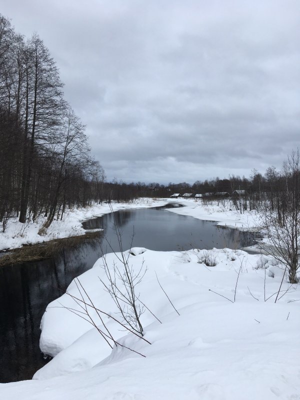 вскрылась река