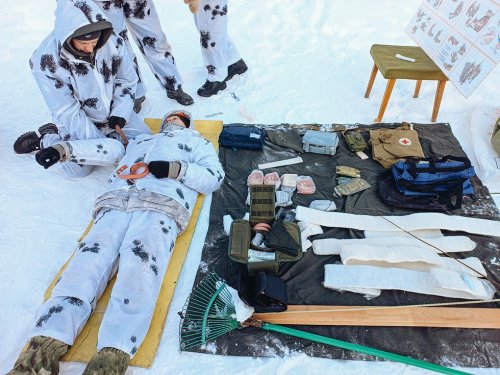 Занятия по тактической медицине на Тропе Разведчика