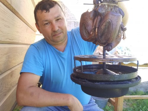 Закоптил весенних селезней