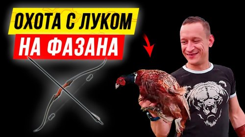 ???? Охота на фазана с лука! Супер-охота с луком 2021. ????