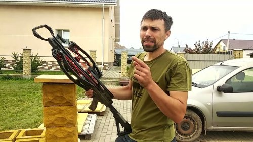 Настройка блочного арбалета DOOM Military. Отстрел по бумаге.