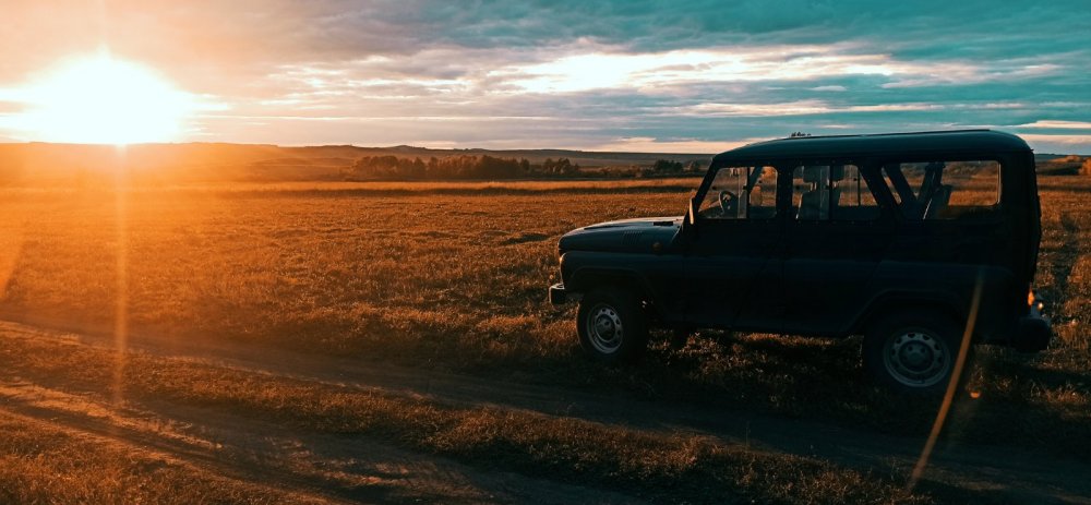 На закате осеннего дня