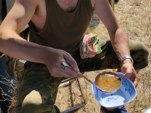 Наваристый шулюмбей вышел.  Очень было вкусно!!!