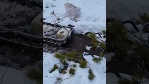 Топчем дорогу к зимовью
