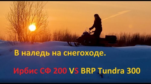 В наледь на снегоходе. Ирбис СФ 200 и BRP Tundra 300