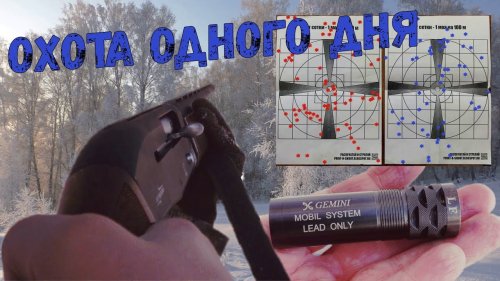 Тест дульного сужения GEMINI LF 0,76 / отстрел дроби №1 и №3 / Сравнение с получоком Armsan 612