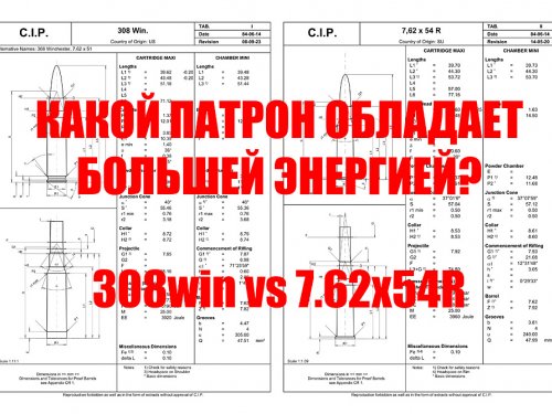 308win vs 7.62x54R: какой патрон обладает большей энергией?