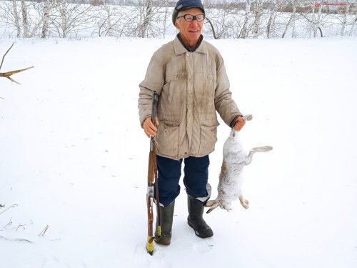 Русак к моему юбилею-75 лет в феврале.