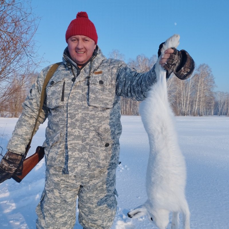 Погоняли зайчишек 21.01.24г.