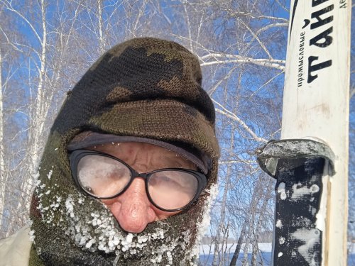 18.02.24,-ходовая охота,остановка,пока без выстрела.