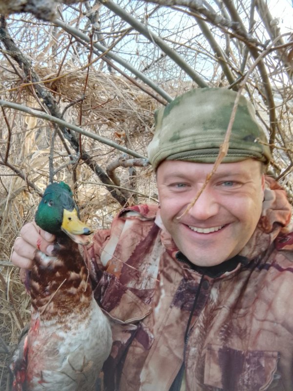Прилетел.
