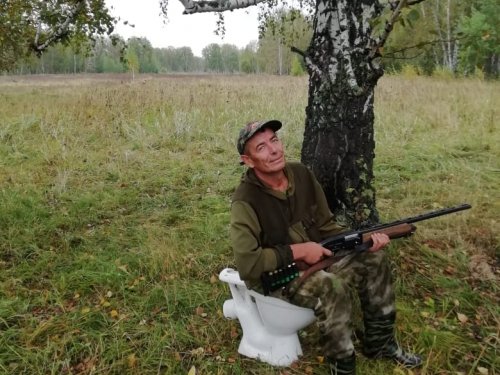 Пошёл на медведя)))