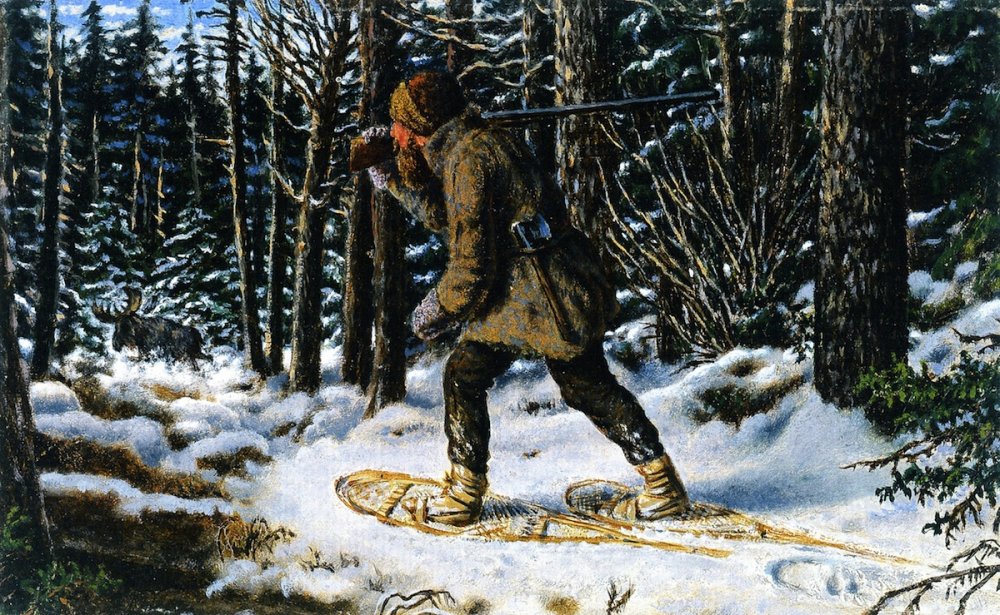 William-George-Richardson-Hind-xx-Moose-Hunting-Winter-Manitoba-xx-Private-collection.jpg