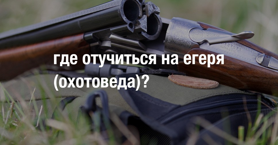 где отучиться на егеря (охотоведа)? | Форум охотников