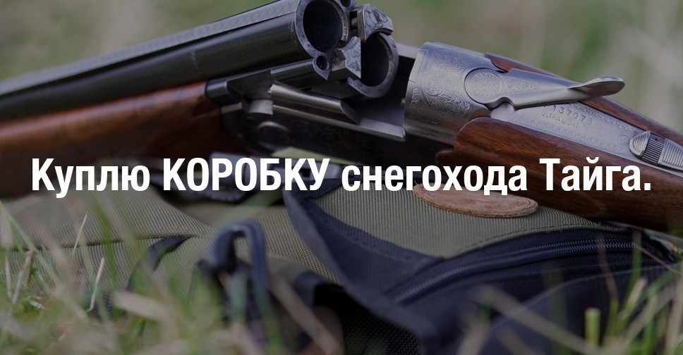 Куплю КОРОБКУ снегохода Тайга. | Форум охотников