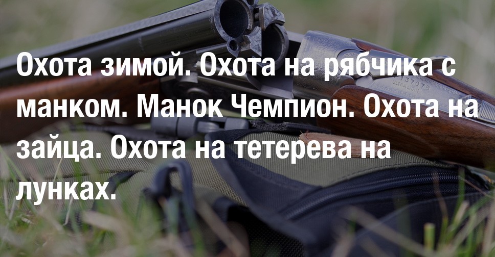 охота на зайца через манок