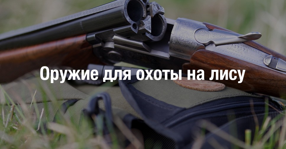 все об оружии для охоты
